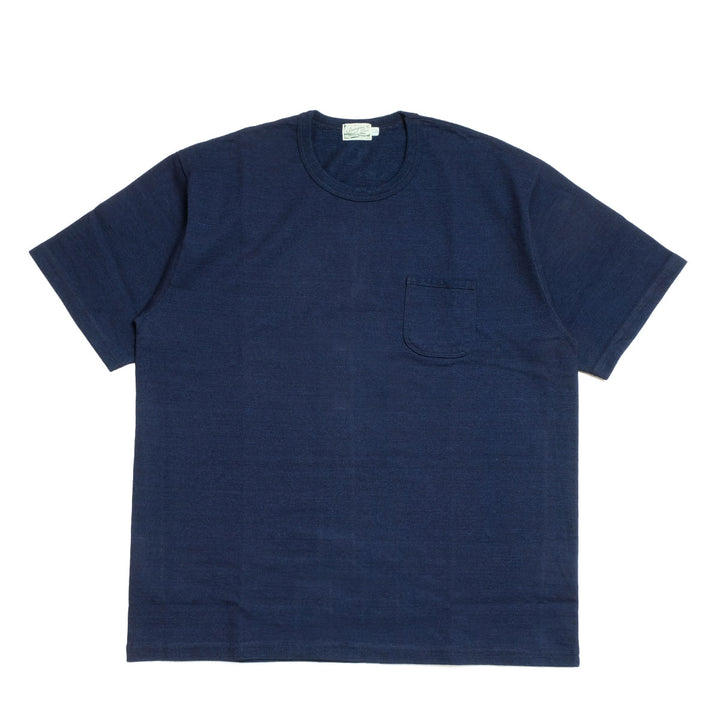 BURGUS PLUS - Indigo Pocket T-Shirt - HBP-029A