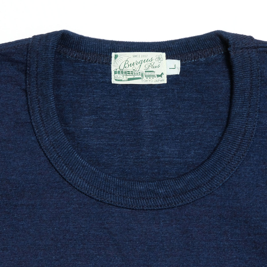 BURGUS PLUS - Indigo Pocket T-Shirt - HBP-029A