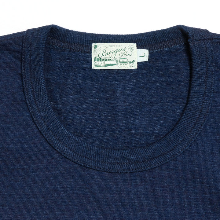 BURGUS PLUS - Indigo Pocket T-Shirt - HBP-029A