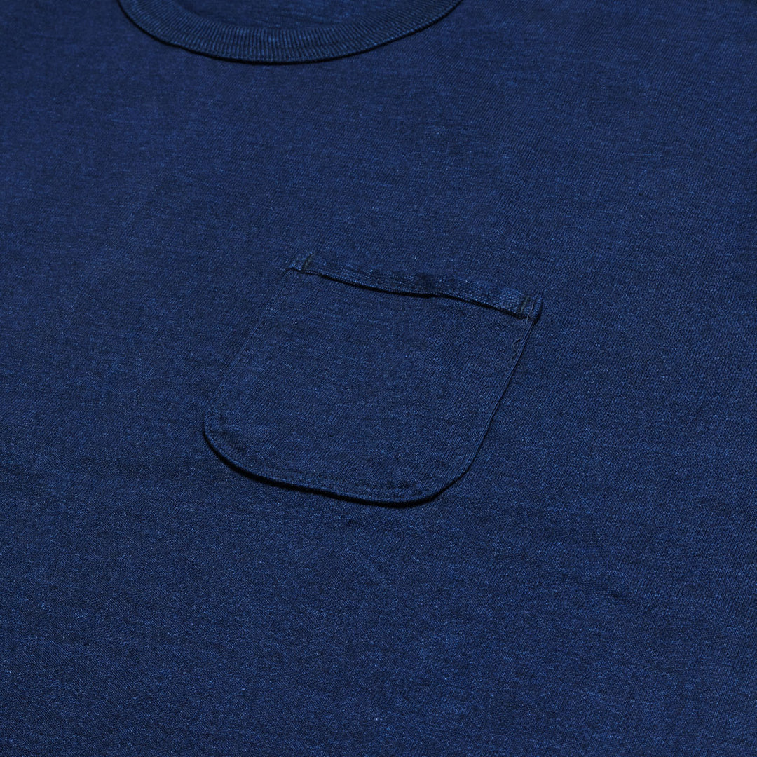 BURGUS PLUS - Indigo Pocket T-Shirt - HBP-029A