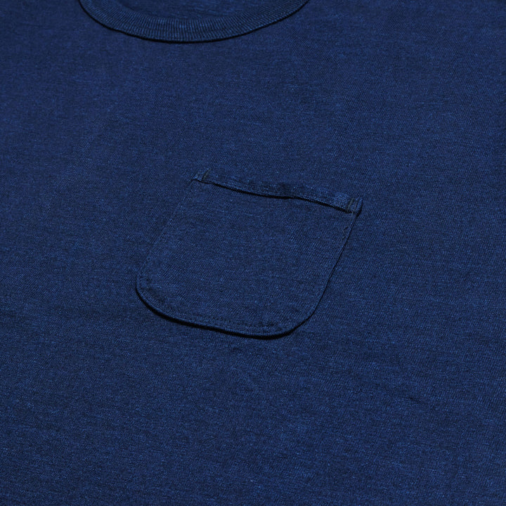 BURGUS PLUS - Indigo Pocket T-Shirt - HBP-029A