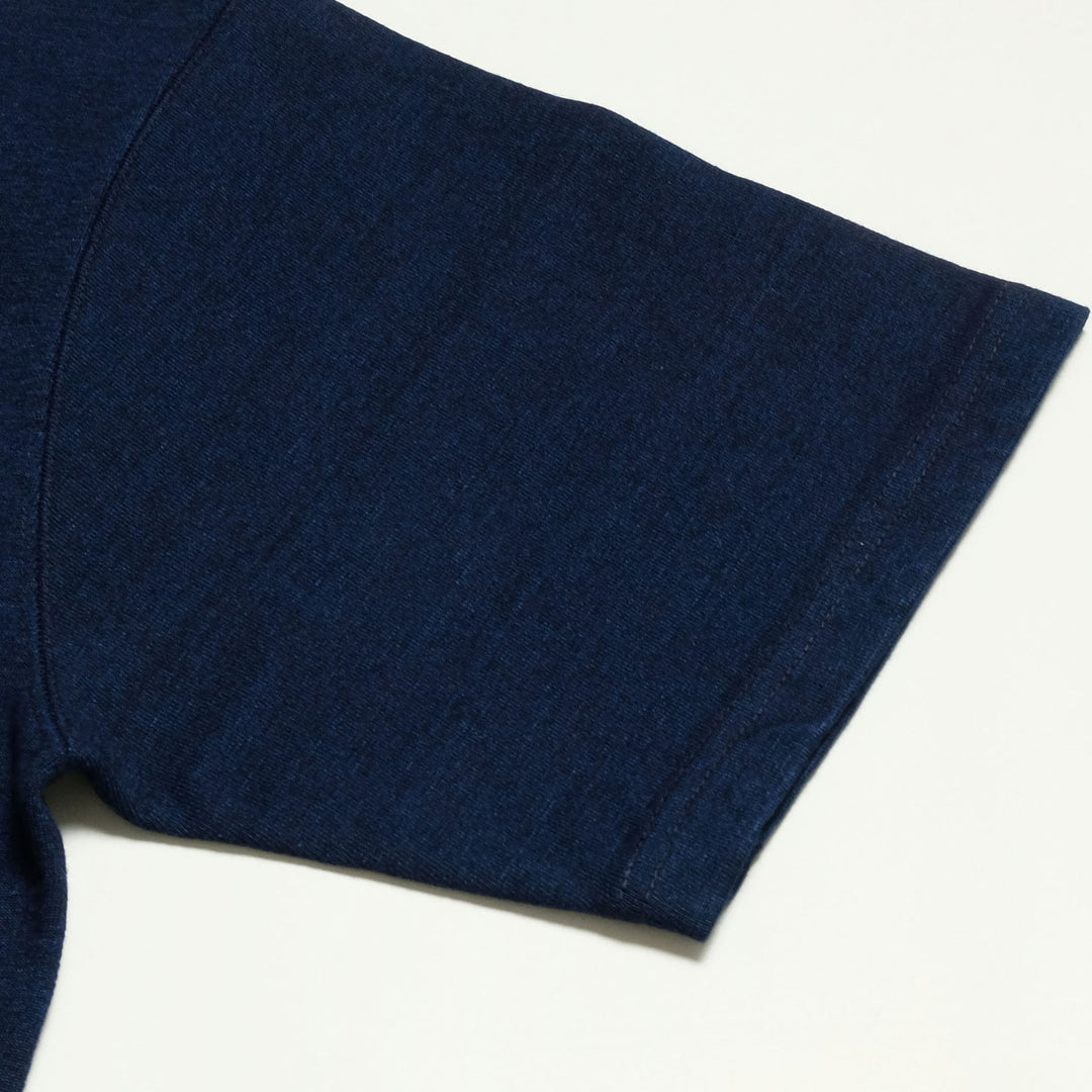 BURGUS PLUS - Indigo Pocket T-Shirt - HBP-029A