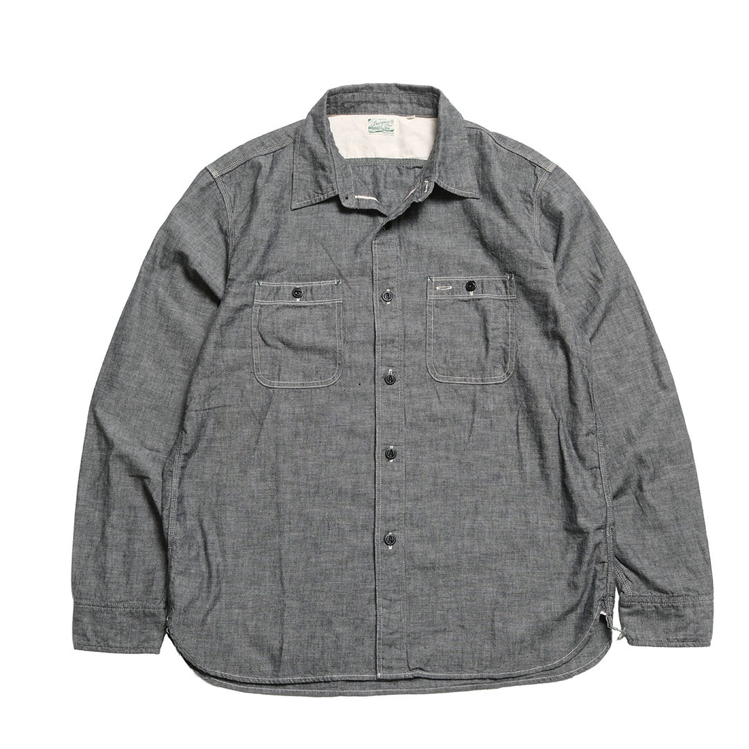 BURGUS PLUS - Chambray Work Shirt - HBP-300CH