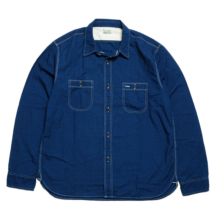 BURGUS PLUS - Solid Black Chambray Work Shirt - HBP-300CHB