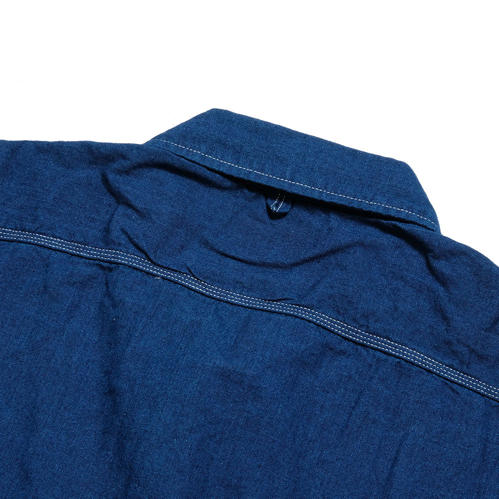 BURGUS PLUS - Solid Black Chambray Work Shirt - HBP-300CHB