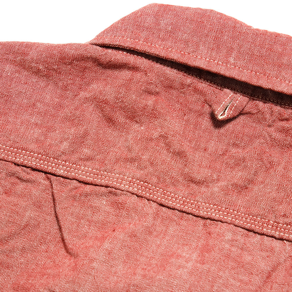 BURGUS PLUS - S/S Chambray Work Shirt - HBP-300CHS