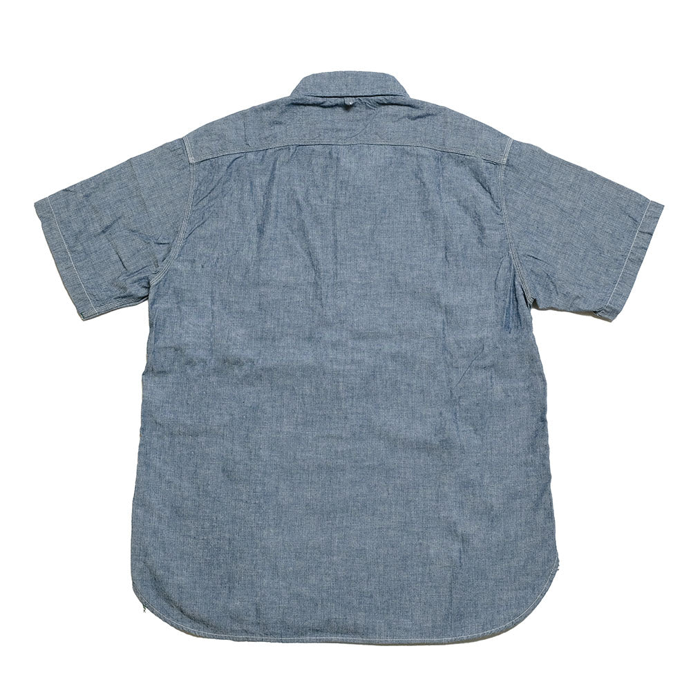 BURGUS PLUS - S/S Chambray Work Shirt - HBP-300CHS