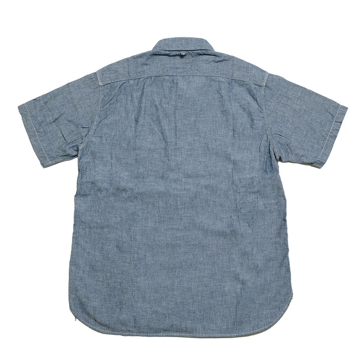 BURGUS PLUS - S/S Chambray Work Shirt - HBP-300CHS
