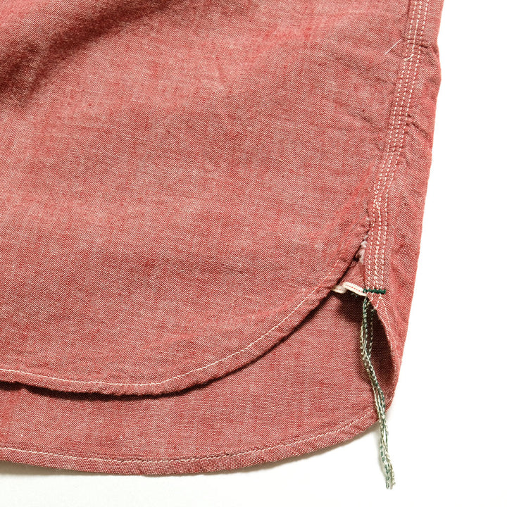 BURGUS PLUS - S/S Chambray Work Shirt - HBP-300CHS