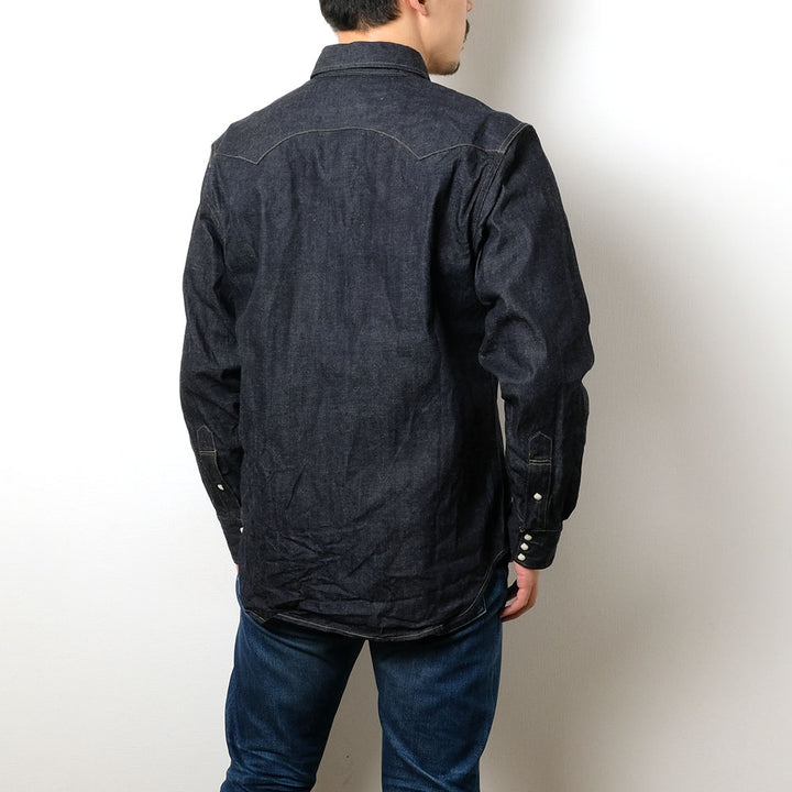 BURGUS PLUS - 8oz Denim Western Shirt - HBP-301WS