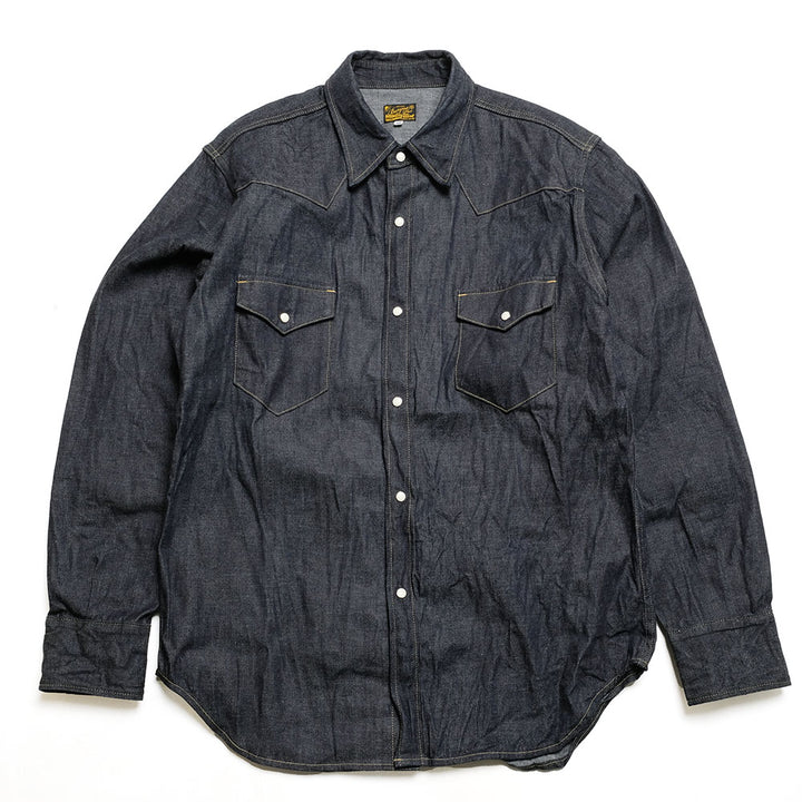 BURGUS PLUS - 8oz Denim Western Shirt - HBP-301WS