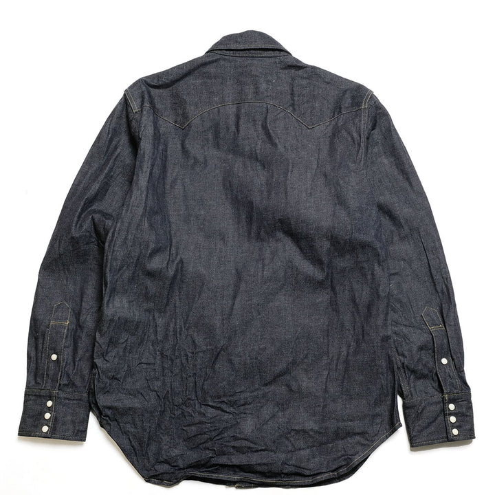 BURGUS PLUS - 8oz Denim Western Shirt - HBP-301WS