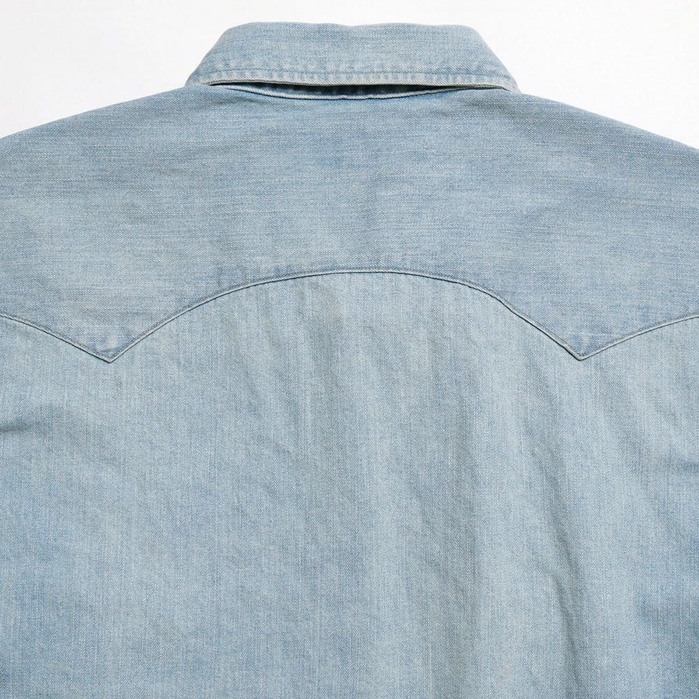 BURGUS PLUS - 8oz Denim Western Shirt - Super Light Used - HBP-301WS-SLU