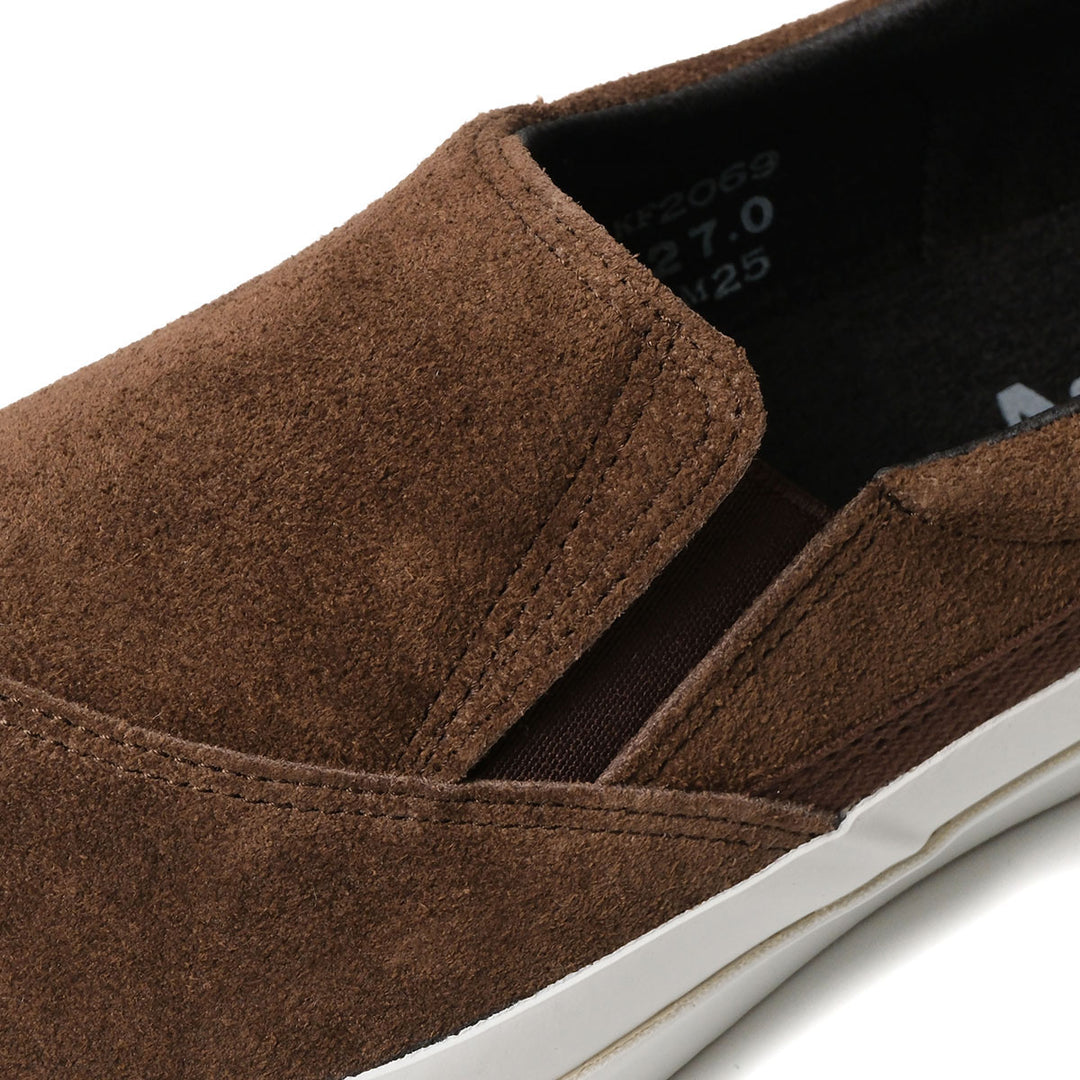 ASAHI - BELTED SLIP- ON SUEDE - Brown - KF20691-1