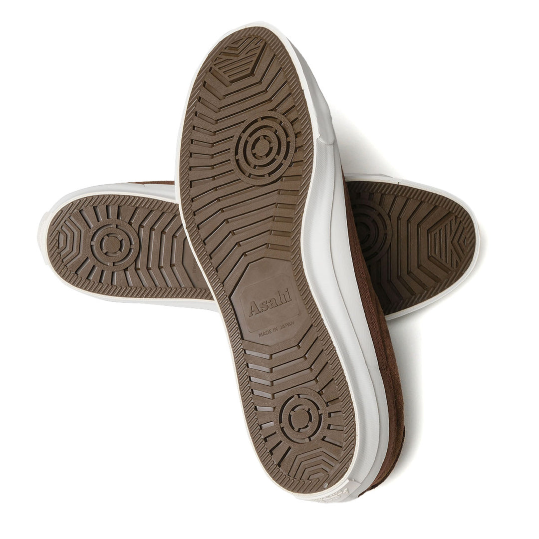 ASAHI - BELTED SLIP- ON SUEDE - Brown - KF20691-1