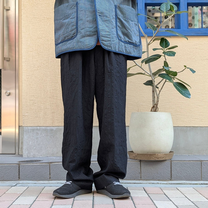 KAPTAIN SUNSHINE - Wool Stripe Easy Trousers - KS26FPT16