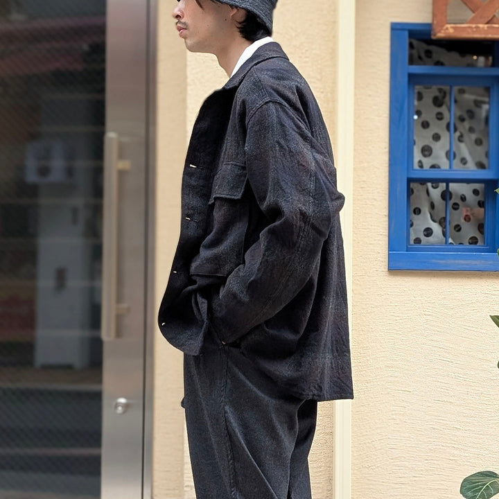 KAPTAIN SUNSHINE - Alpaca Wool Field Shirt Jacket - KS26FSH10