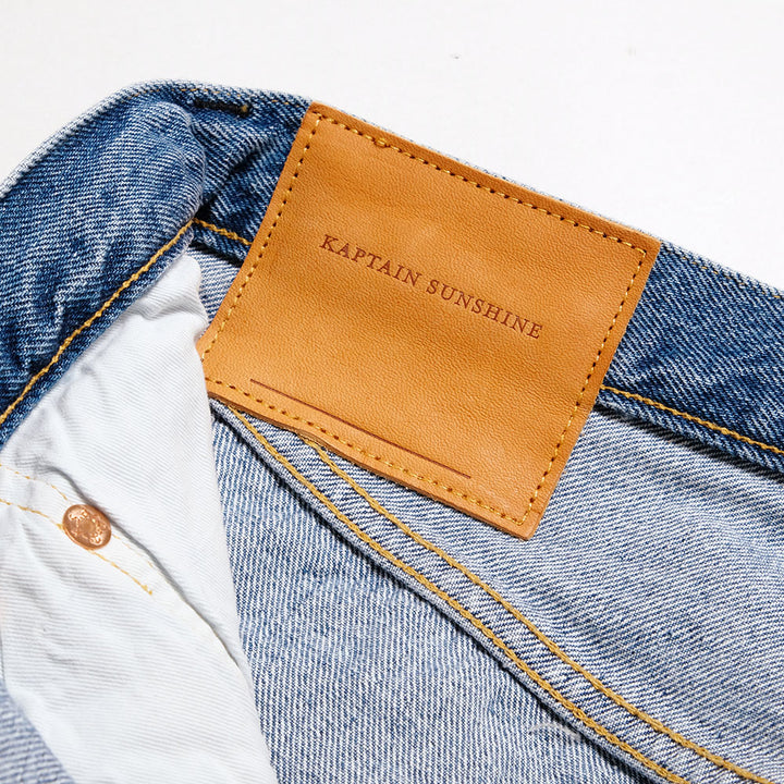 KAPTAIN SUNSHINE - 5P Zipper Front Denim Pants - KSBS109DZ