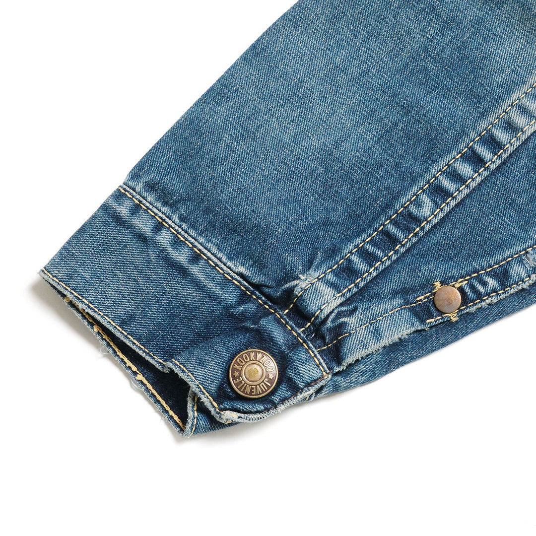 KOOKYZOO - DINNER JEAN JACKET - USED WASH - KZF6-06-2