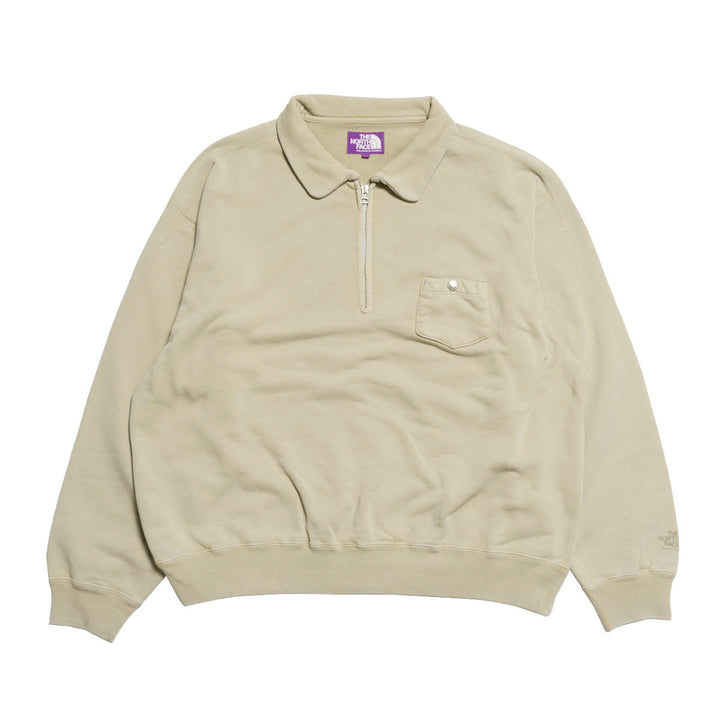 THE NORTH FACE PURPLE LABEL - Garment Dyed Field Half Zip Sweatshirts - N26SH056