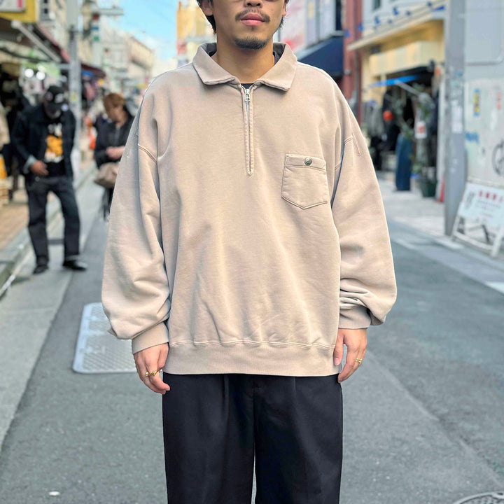 THE NORTH FACE PURPLE LABEL - Garment Dyed Field Half Zip Sweatshirts - N26SH056