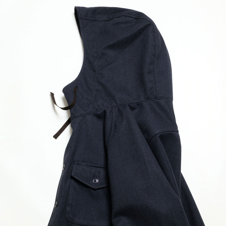 MODMNT - TWEED KNIT HOODED SHIRT - NA25F1I014