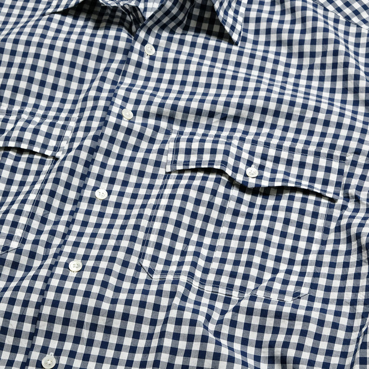 Porter Classic - ROLL UP GINGHAM CHECK SHIRT - PC-016-3355