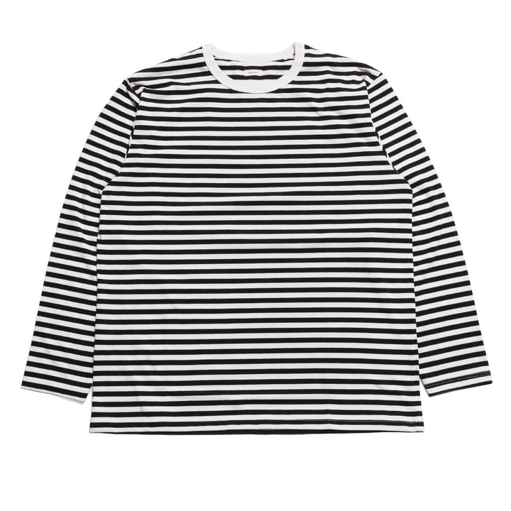 nanamica - COOLMAX Stripe Jersey L/S Tee - S25SH119