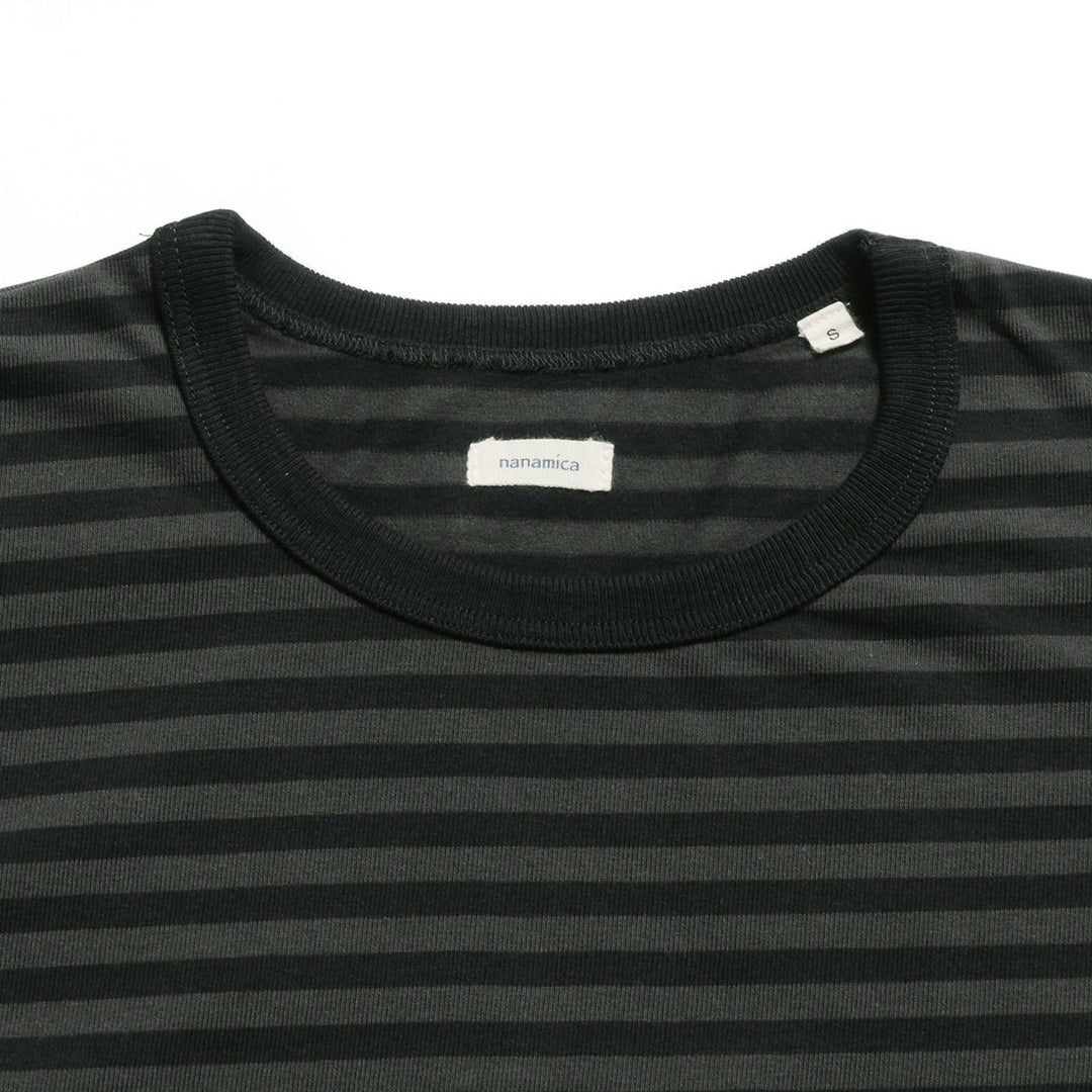 nanamica - COOLMAX Stripe Jersey L/S Tee - S25SH119
