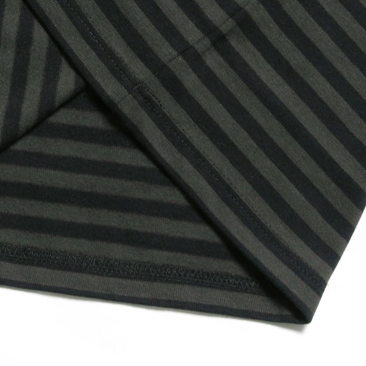 nanamica - COOLMAX Stripe Jersey L/S Tee - S25SH119