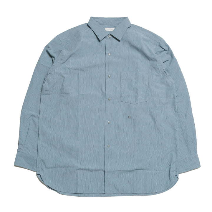 nanamica - Regular Collar Stripe Wind Shirt - S26SG086