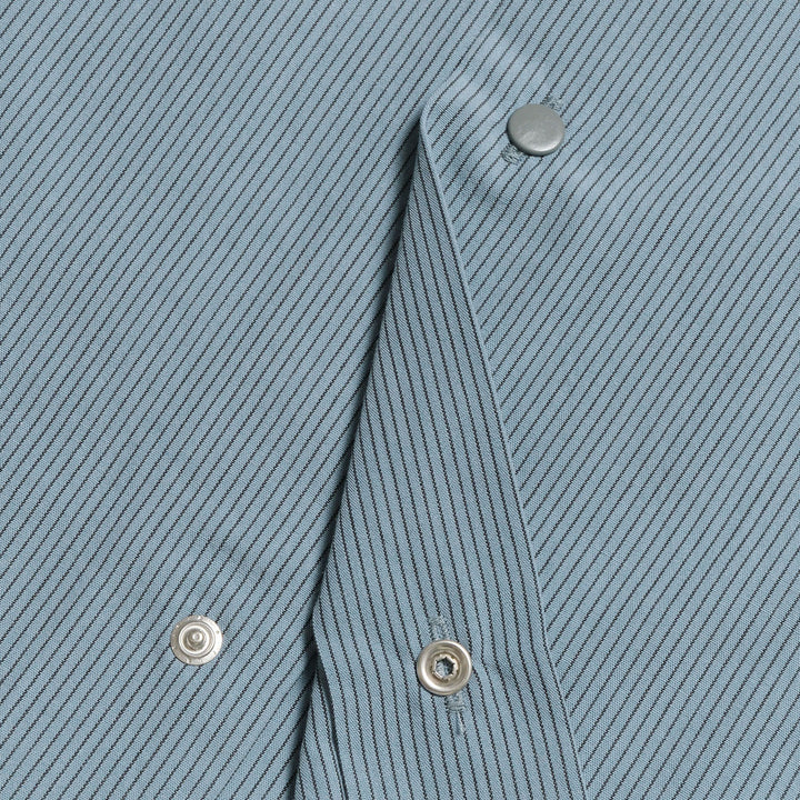 nanamica - Regular Collar Stripe Wind Shirt - S26SG086