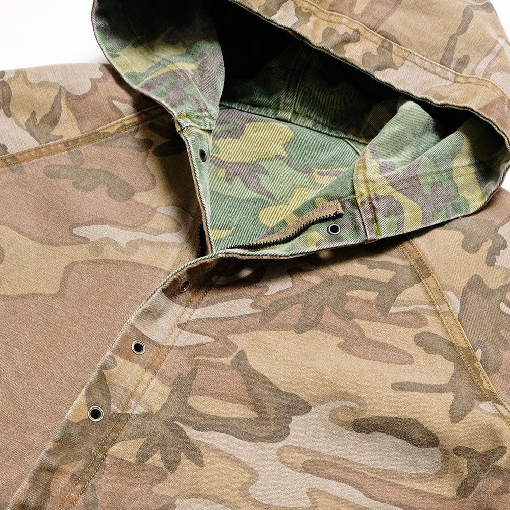Needles - Reversible Hooded Coat - Camo Twill - SX143