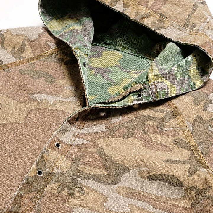 Needles - Reversible Hooded Coat - Camo Twill - SX143