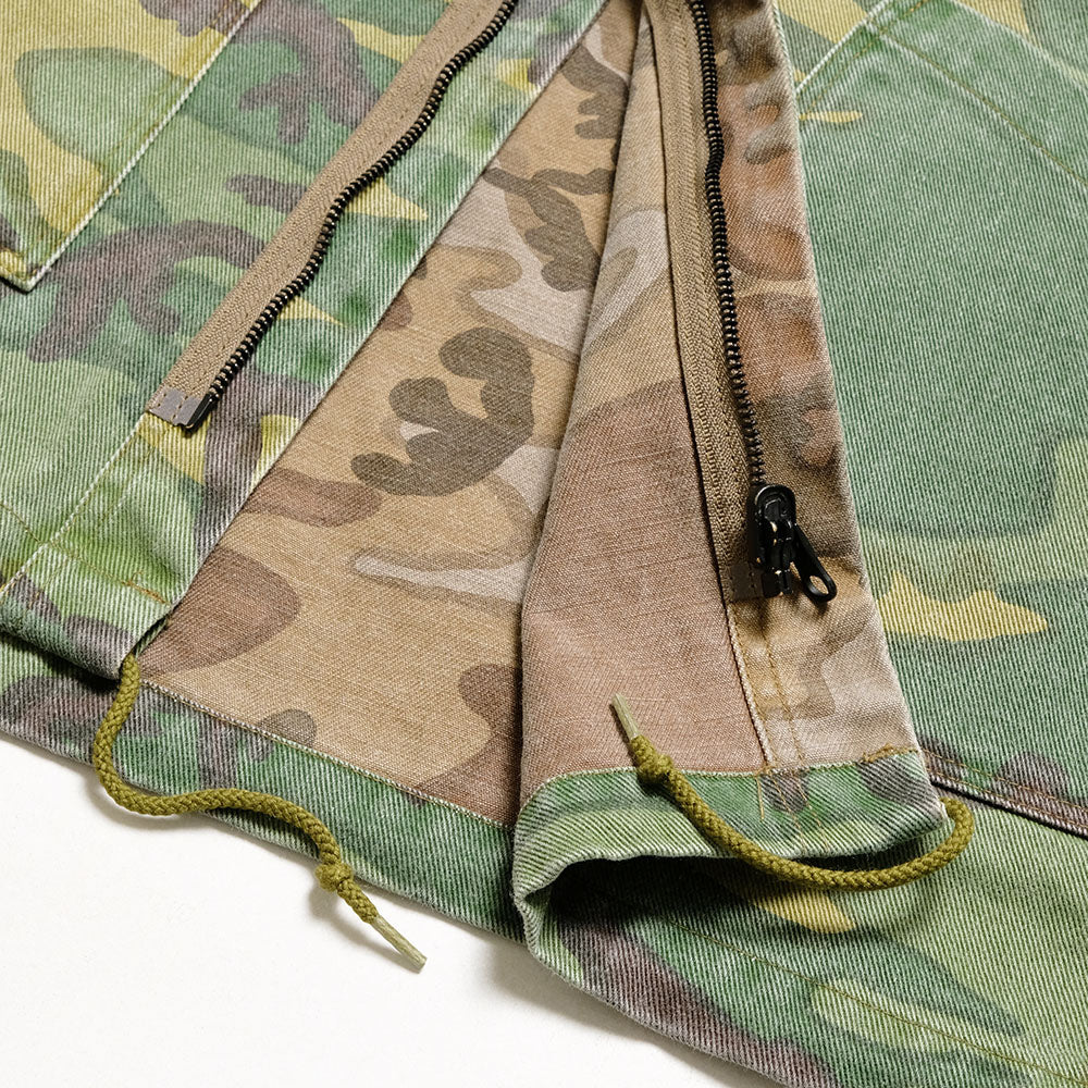 Needles - Reversible Hooded Coat - Camo Twill - SX143