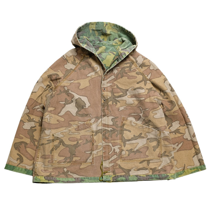 Needles - Reversible Hooded Coat - Camo Twill - SX143