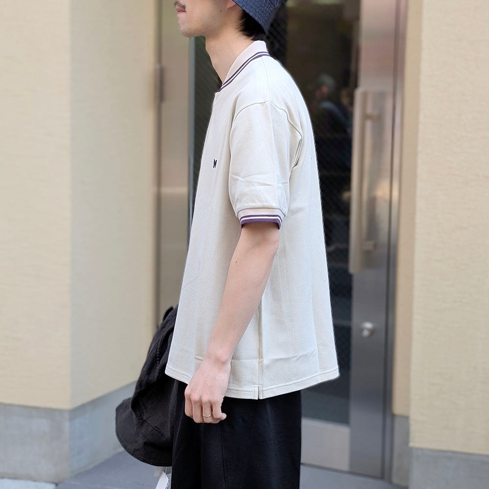 Needles - Shawl Collar Polo - Cotton Pique - SX441