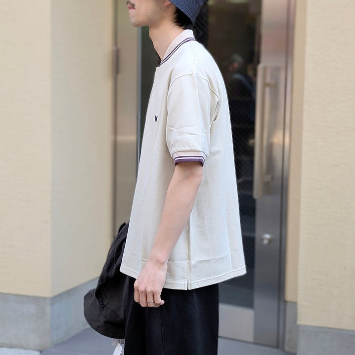 Needles - Shawl Collar Polo - Cotton Pique - SX441