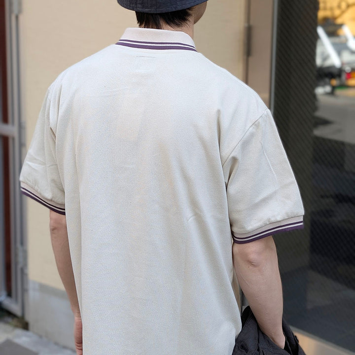 Needles - Shawl Collar Polo - Cotton Pique - SX441