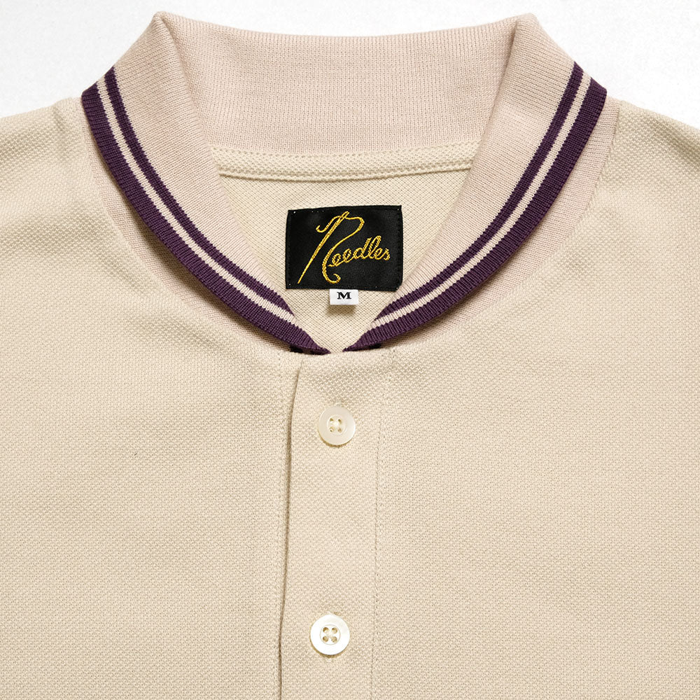 Needles - Shawl Collar Polo - Cotton Pique - SX441