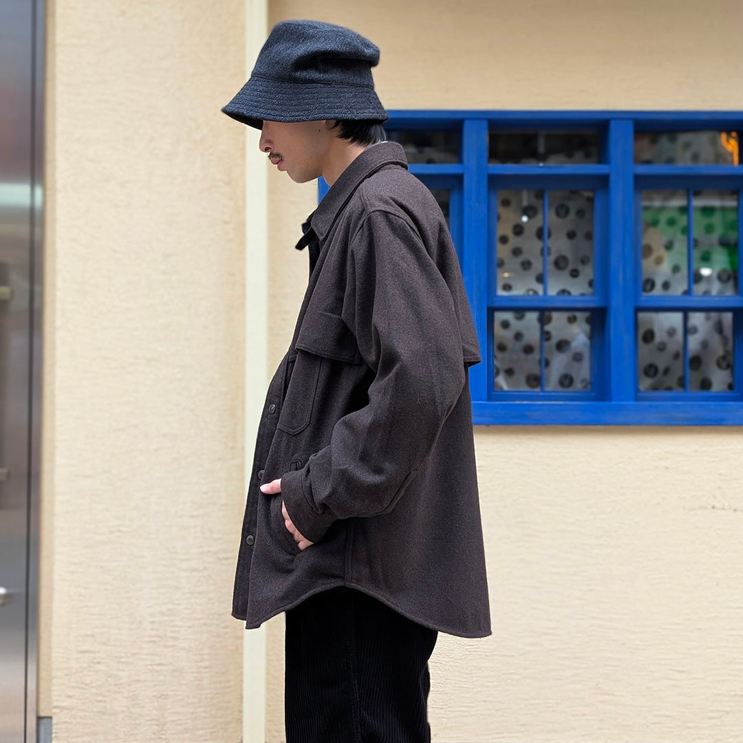 Engineered Garments - Stag Shirt Jacket - Poly Wool Heavy Flannel - TX214
