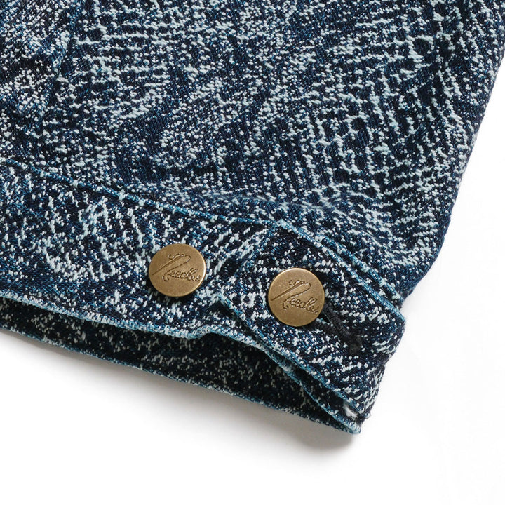 Needles - Darts Bottom Jean Jacket - 13oz Python Jacquard - TY222