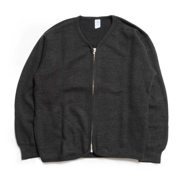 Unison Special - WOOL WAFFLE ZIP CARDIGAN - US013-074
