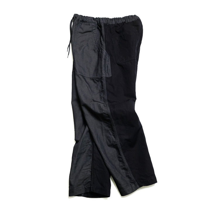 JUNYA WATANABE MAN - Cotton Ester Denim X Cotton Linen Pants - WO-P029-051