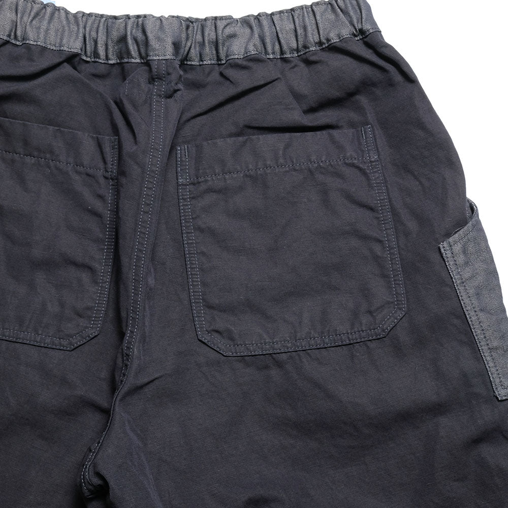 JUNYA WATANABE MAN - Cotton Ester Denim X Cotton Linen Pants - WO-P029-051