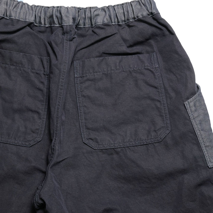 JUNYA WATANABE MAN - Cotton Ester Denim X Cotton Linen Pants - WO-P029-051