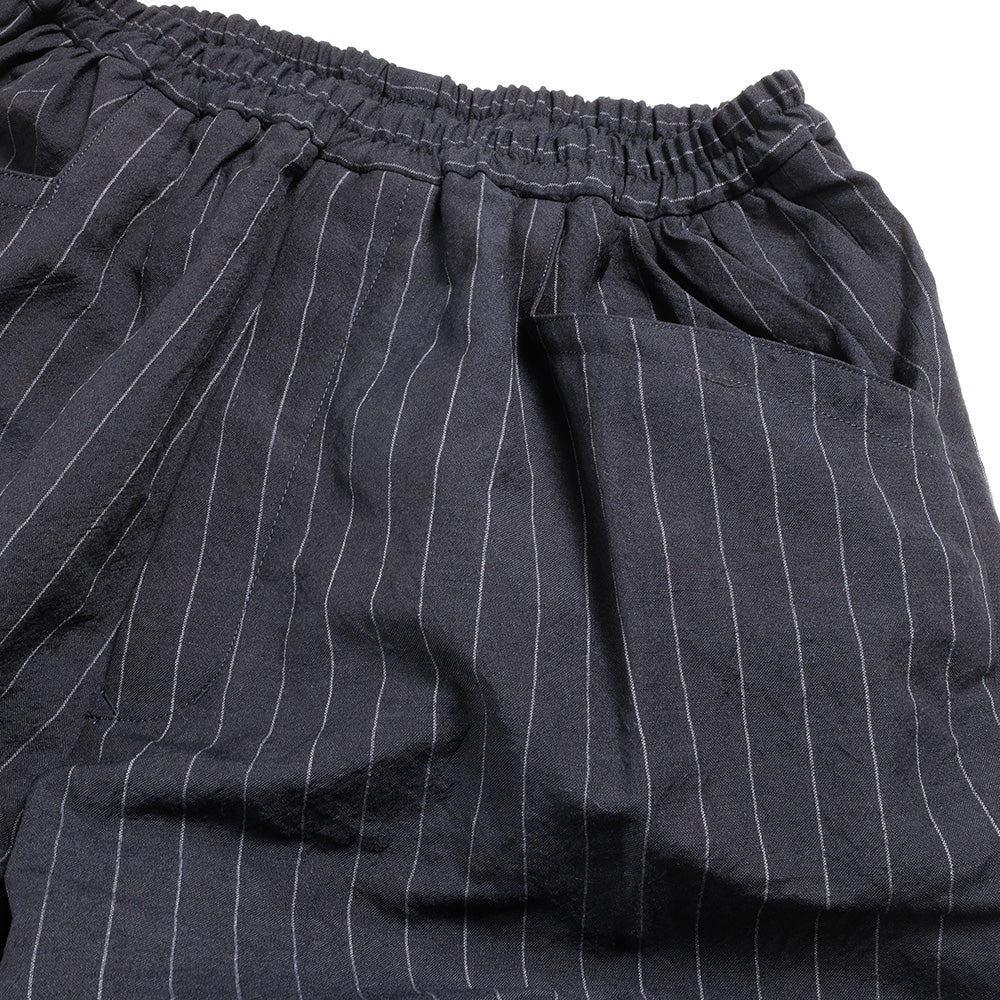 HAVERSACK -  Wool Linen Pinstripe Easy Pants