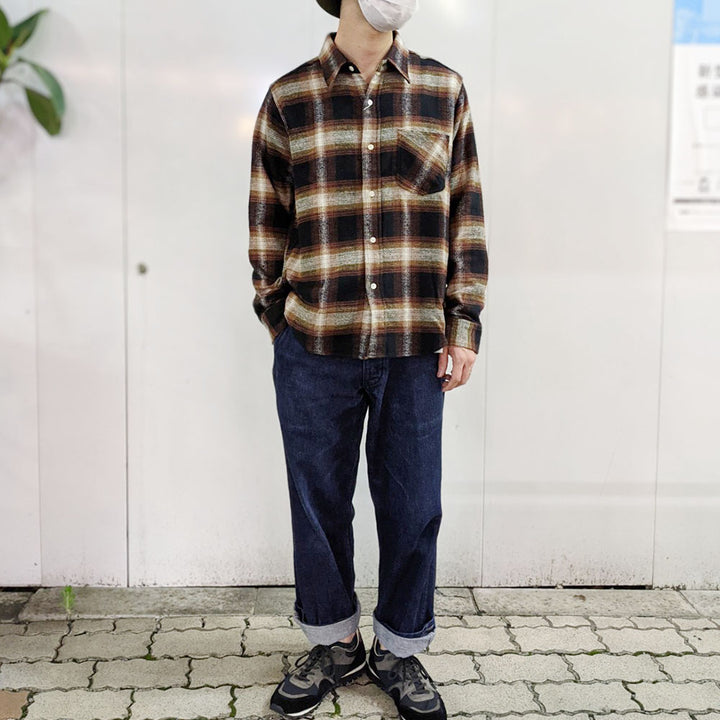 NOBLE MINE - TWILL PLAID WORK SHIRT