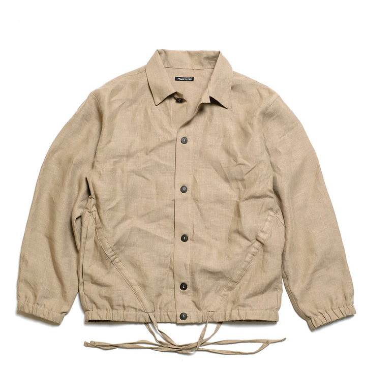 FRANK LEDER - 60’s Vintage Belgian Linen Drawstring Jacket