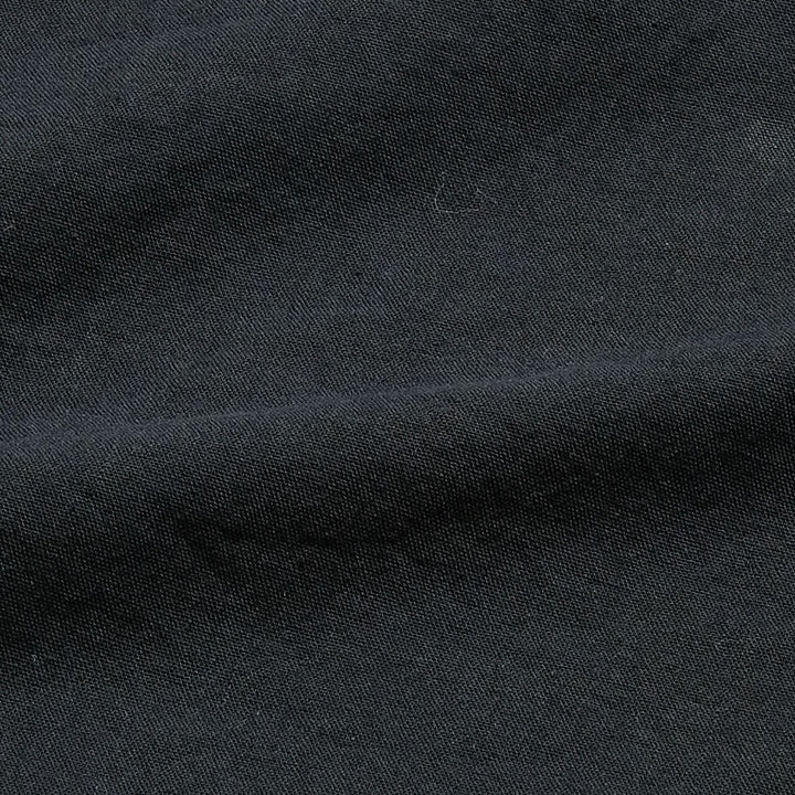 BURGUS PLUS - S/S Black × Black Chambray Work Shirt - HBP300CHBS
